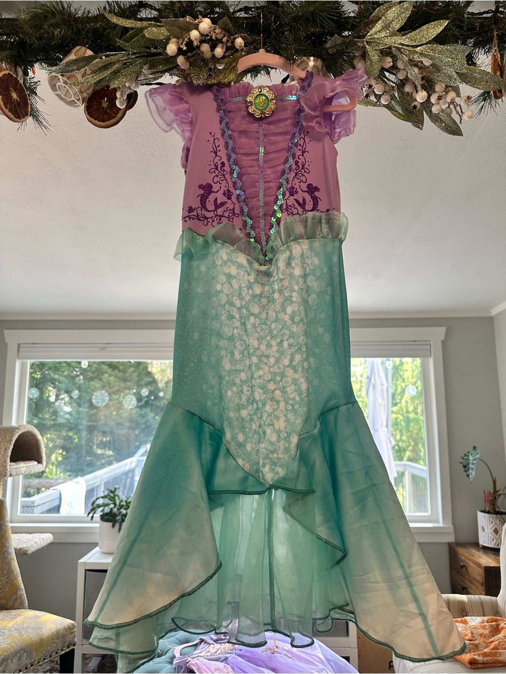 Disney Princess - Spirit Halloween Little Mermaid Costume Dress - Size 3-4T
